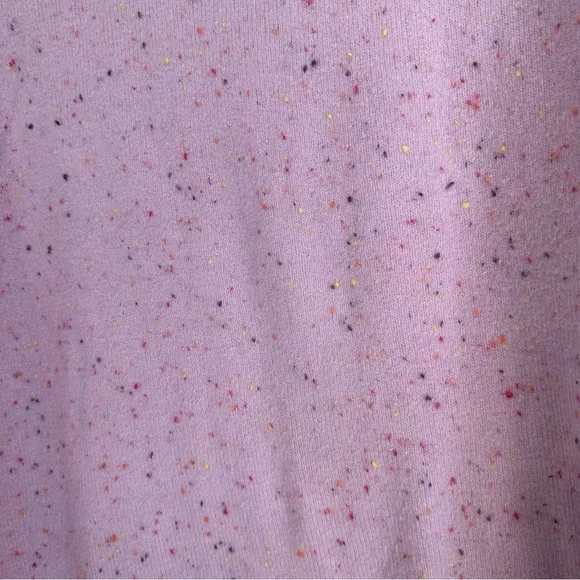 Loft Women's Light Pink Flecked Cowl Neck Sweater Size S GUC - Picture 4 of 9